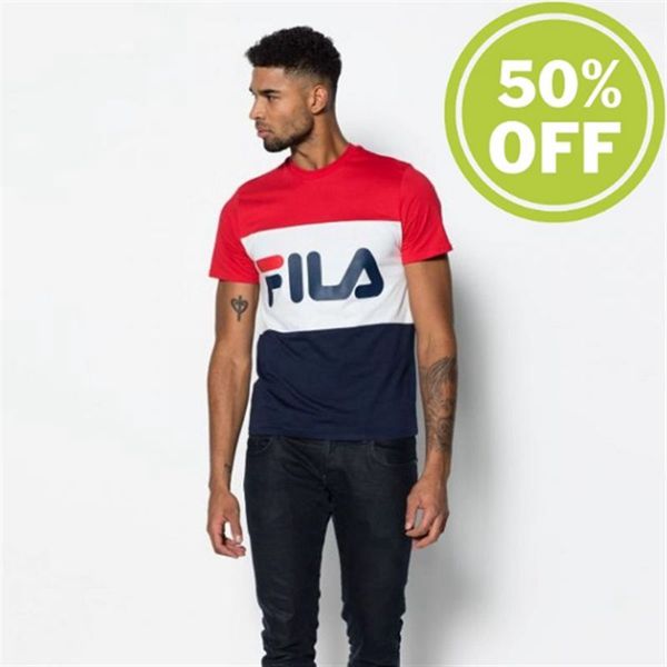 Fila Day Tee Men's Tee - Black,NZ 24-80941